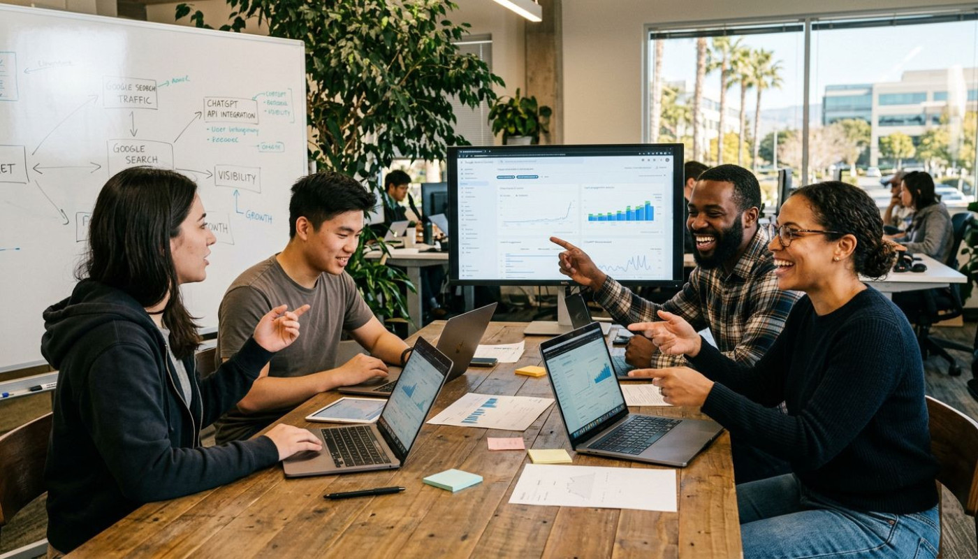 Des start-up de la Silicon Valley analysent leur percée grâce à être visible sur Google et ChatGPT