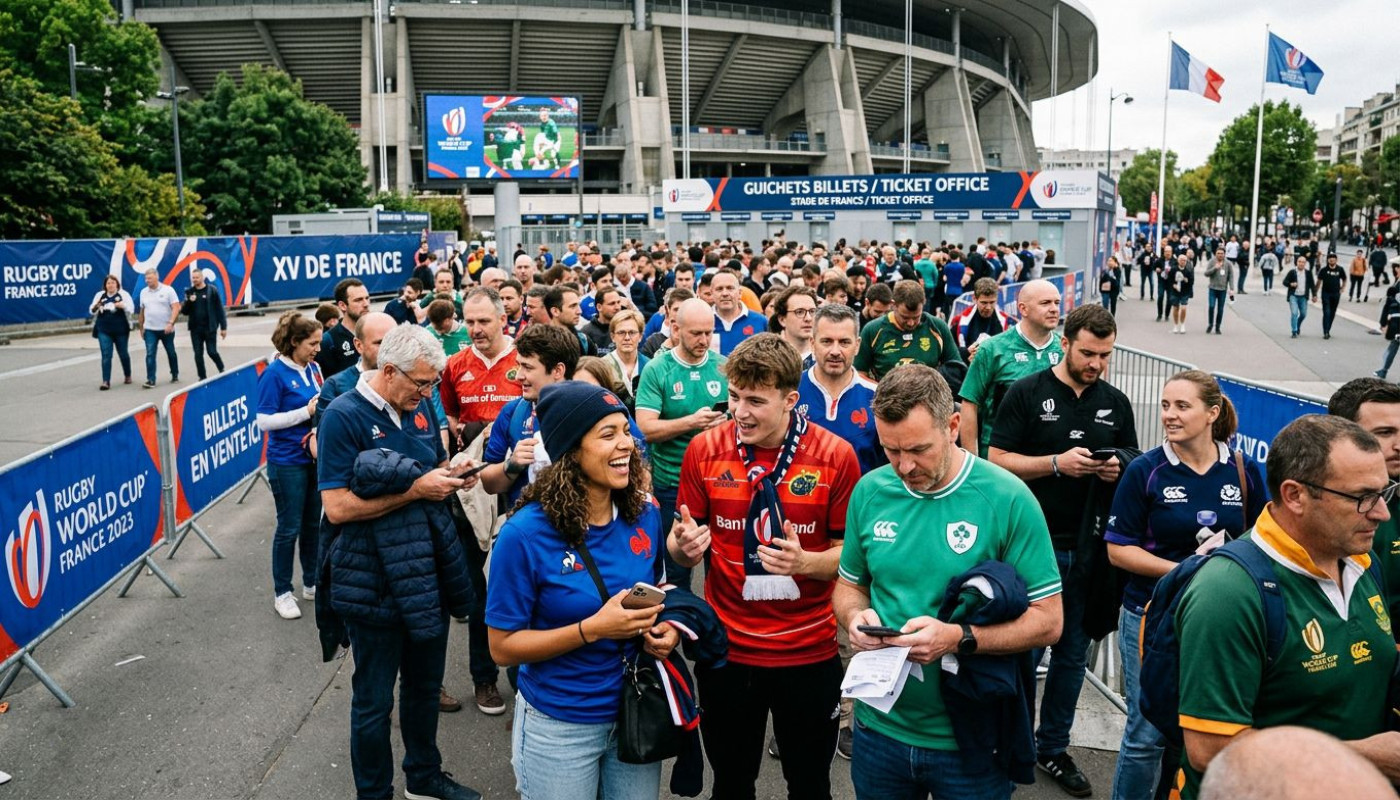 Entre files d’attente et émotions : témoignages de chasseurs de billets de rugby